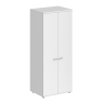 SG.822.WH.WH / Гардероб 800х600х1955, з.ст HDF / корпус: белый; фасады: белый