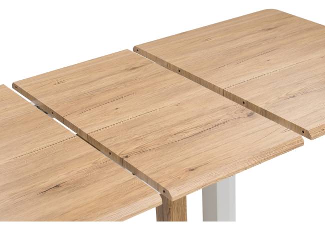 Санса 120 дуб монтана / белая шагрень