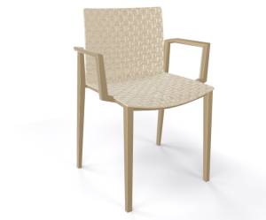 Кресло пластиковое Clipperton B песочный 570х455х815 мм