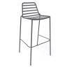 Стул металлический барный Link серый 460х420х960 мм