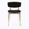 Стул дизайнерский Marko графит, основание золото Стул дизайнерский Marko графит, основание золото