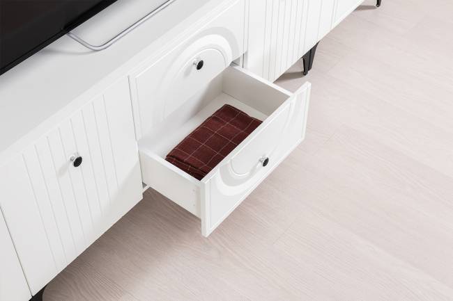 Валенсия гостиная № 61 цвет белый шагрень