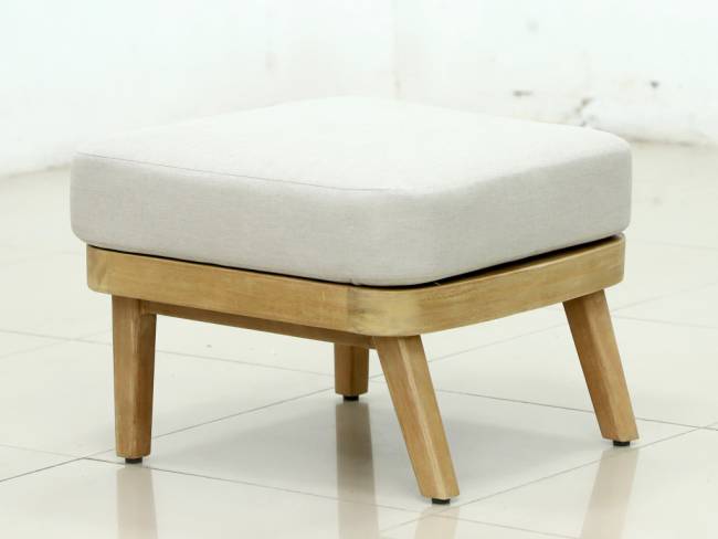 Пуф с подушкой Mali натуральный 600х565х430 мм Пуф с подушкой Mali натуральный 600х565х430 мм