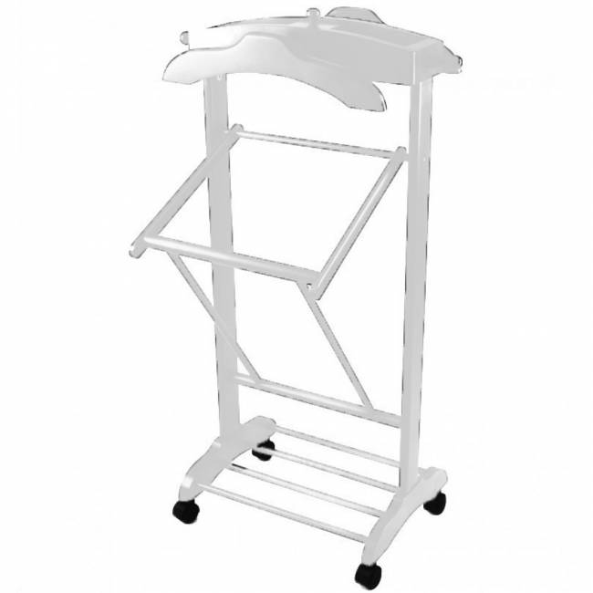 Вешалка напольная Элиса, белоснежная эмаль