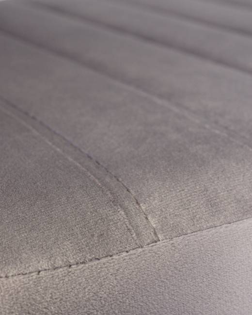 Стул барный DOBRIN CHARLY GOLD, серый велюр (MJ9-75)