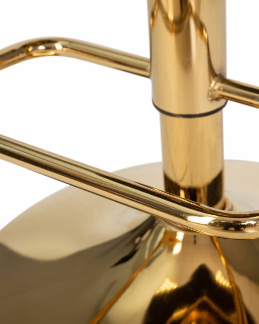 Стул барный DOBRIN CHARLY GOLD, серый велюр (MJ9-75)