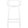 Набор 4 шт Стул барный DOBRIN MASTERS BAR, белый (W-02)