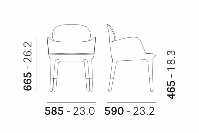 Кресло металлическое мягкое Ester матовый никель, серебристый 585х590х820 мм Кресло металлическое мягкое Ester матовый никель, серебристый 585х590х820 мм
