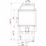 Дровяная топка BeF Therm 6 CP/CL, левый угол