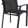 Кресло пластиковое Pacific черный 570х620х900 мм