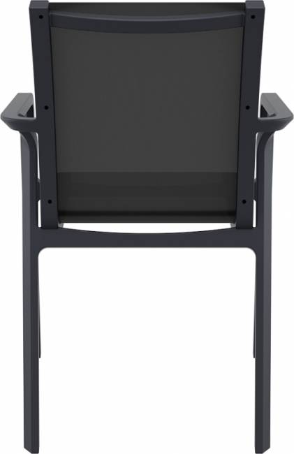 Кресло пластиковое Pacific черный 570х620х900 мм