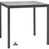 Стол ламинированный обеденный Mirto антрацит, цементный 790х790х750 мм
