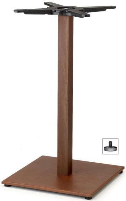 Подстолье металлическое Tiffany кортен 400х400х730 мм