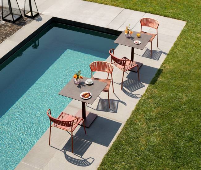 Подстолье металлическое Tiffany кортен 400х400х730 мм