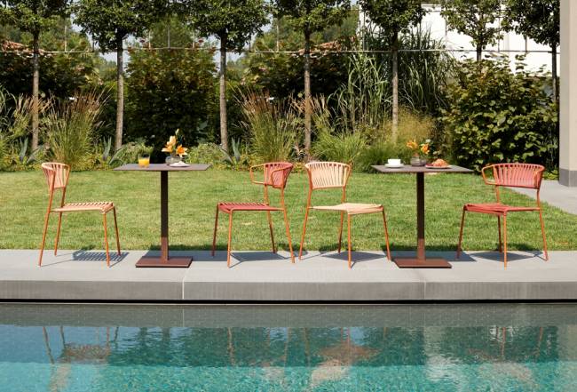 Подстолье металлическое Tiffany кортен 400х400х730 мм