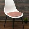 Стул Туссе чёрный /белый, розовый