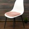 Стул Туссе чёрный /белый, розовый