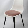 Стул Туссе чёрный /белый, розовый