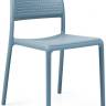 Стул пластиковый Bora Bistrot голубой 490х540х830 мм
