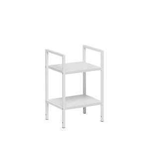 Стеллаж Leset Стилвуд 12 узкий, 2 полки Белый