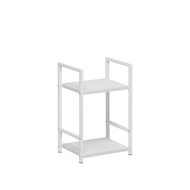 Стеллаж Leset Стилвуд 12 узкий, 2 полки Белый