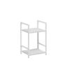 Стеллаж Leset Стилвуд 12 узкий, 2 полки Белый