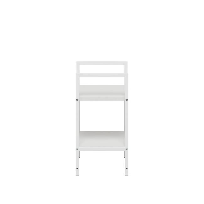 Стеллаж Leset Стилвуд 12 узкий, 2 полки Белый