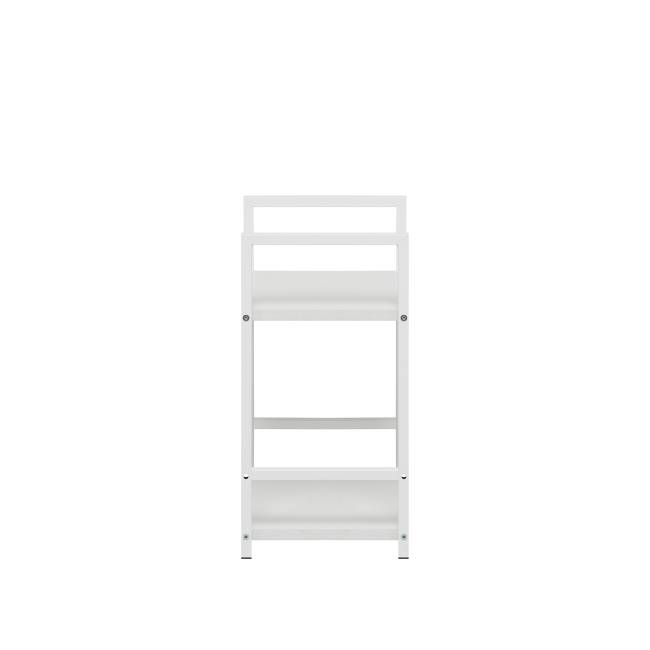 Стеллаж Leset Стилвуд 12 узкий, 2 полки Белый