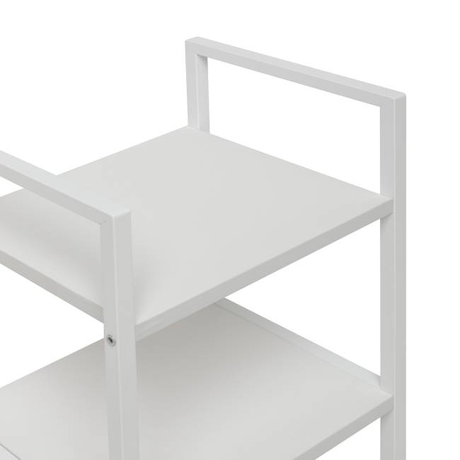 Стеллаж Leset Стилвуд 12 узкий, 2 полки Белый