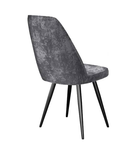 Стул DikLine 327 поворотный M14 серый, ножки черные