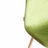 Стул BREEZE (mod. JSC-58) Велюр/металл , 44 х 53 х 86 см, Green (зеленый) HLR54 / натуральный (Комплект из 4 шт.) зеленый Велюр/металл