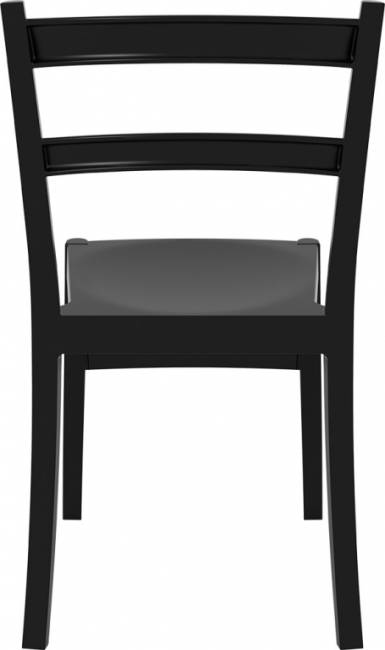 Стул пластиковый Tiffany черный 450х510х850 мм
