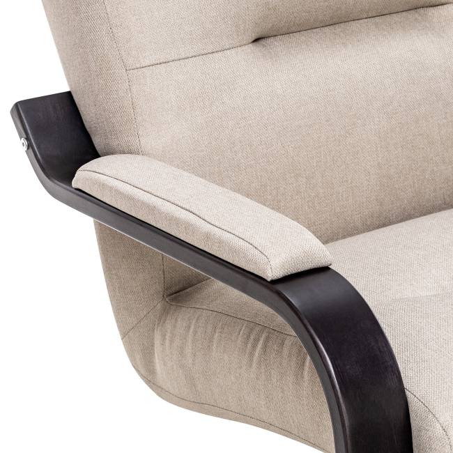 Кресло Leset Оскар Венге текстура Malmo 05 (бежевый) Кресло Leset Оскар Венге текстура Malmo 05 (бежевый)