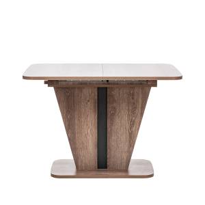 Стол раздвижной 80.528 Leset Бари Дуб сакраменто, компаньон Антрацит