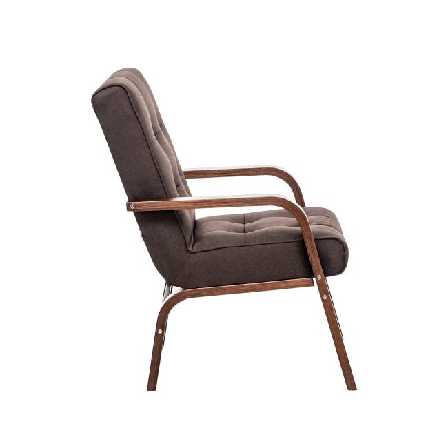 Кресло Leset Модена Орех текстура Malmo 28 (коричневый)