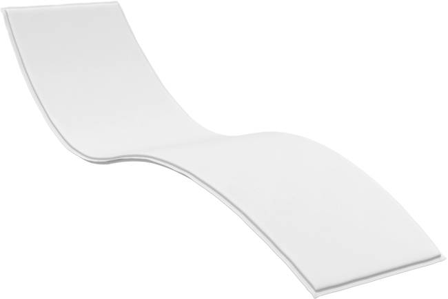 Матрас для шезлонга Slim белый 2040х620х30 мм