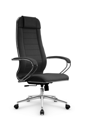 Кресло МЕТТА B 1m 32P/подл.127/осн.004, рогожка b темно-серый