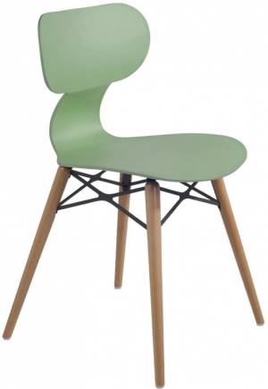 Стул пластиковый Yugo-S Wox Beech зеленый 460х475х783 мм