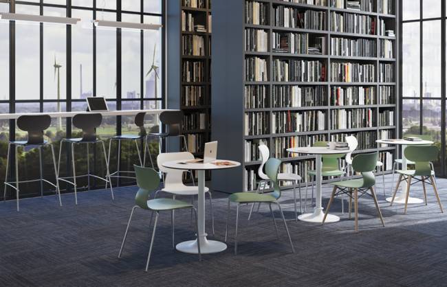 Стул пластиковый Yugo-S Wox Beech зеленый 460х475х783 мм