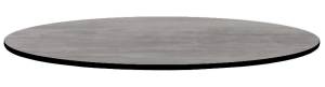 Столешница круглая Solid Compact Ø1190 цемент Ø1190х12 мм