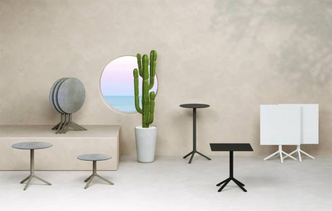 Столешница круглая Solid Compact Ø1190 цемент Ø1190х12 мм