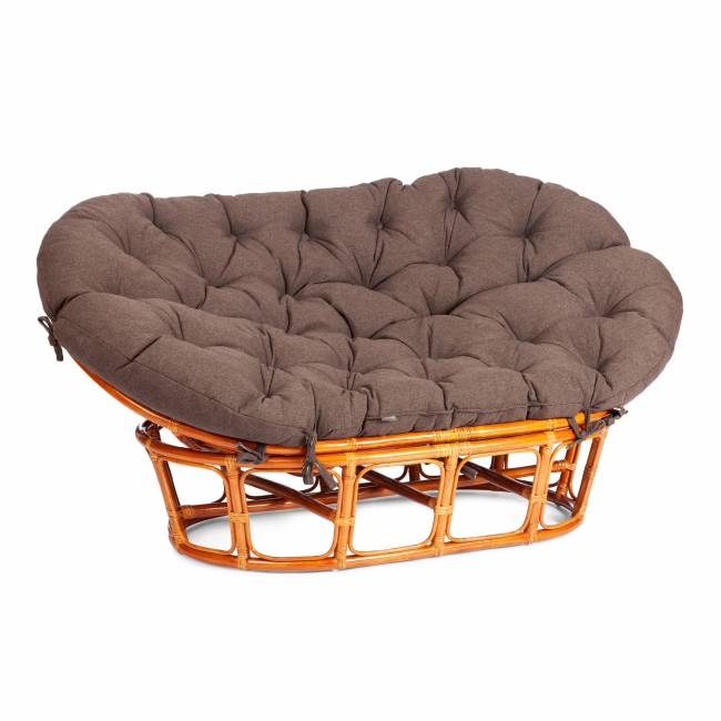 Диван MAMASAN/МАМАСАН 23/02 W /с подушкой/ подушка 182х119 см, 169х102х80 см, Honey (мед), ткань, коричневый, 3М7-147 Honey (мед)