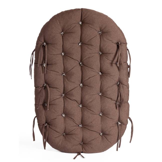 Диван MAMASAN/МАМАСАН 23/02 W /с подушкой/ подушка 182х119 см, 169х102х80 см, Honey (мед), ткань, коричневый, 3М7-147 Honey (мед)