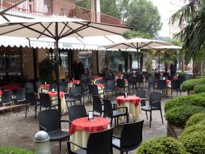 Зонт профессиональный Ø3.5 м Napoli Standard антрацит, слоновая кость Ø3500 мм