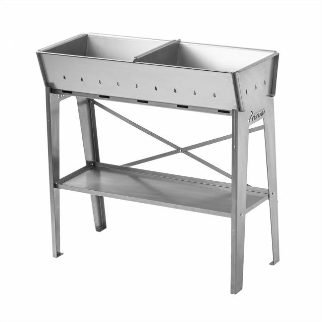 Мангал стационарный Гефест 3мм 895х370х850 (T-MS-07G) Тонар (0)