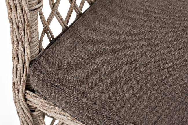 "Эспрессо - 80 L" обеденная группа плетеная, цвет бежевый