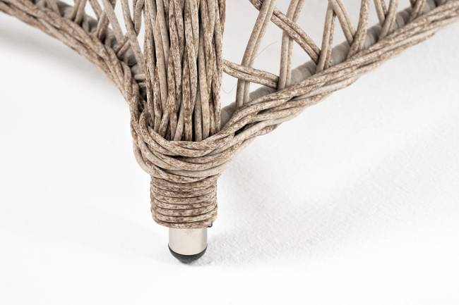 "Эспрессо - 80 L" обеденная группа плетеная, цвет бежевый