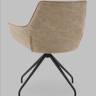 Кресло вращающееся Кимберли рогожка/замша бежевый