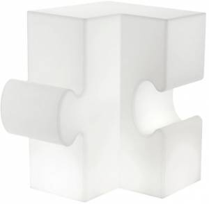 Светильник пластиковый Пазл Puzzle Corner Lighting белый 450х350х500 мм