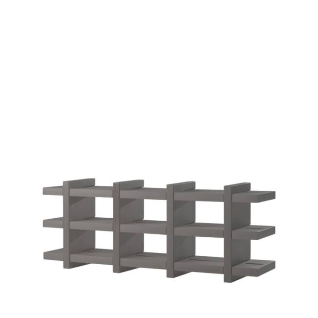 Стеллаж книжный пластиковый Booky 4 Standard 1840х400х700 мм